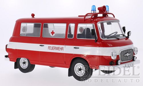 Barkas B1000 Kleinbus Feuerwehr/Ambulanz 1965 - 1:18